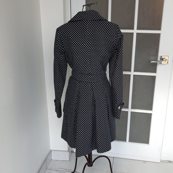 Pink tartan trench coat - Picture 4 of 6